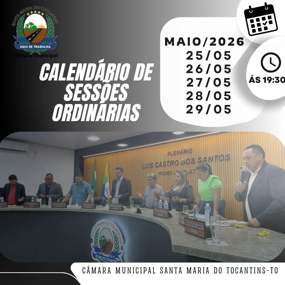 Agenda Sessão Legislativa